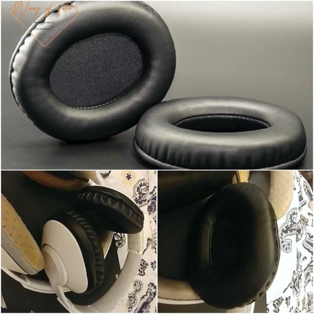 Oval Ellipse Egg Shape Leather Ear Pads Foam Cushion EarMuff For Philips SHL4500 Headphone Perfect Quality, Not Cheap Version