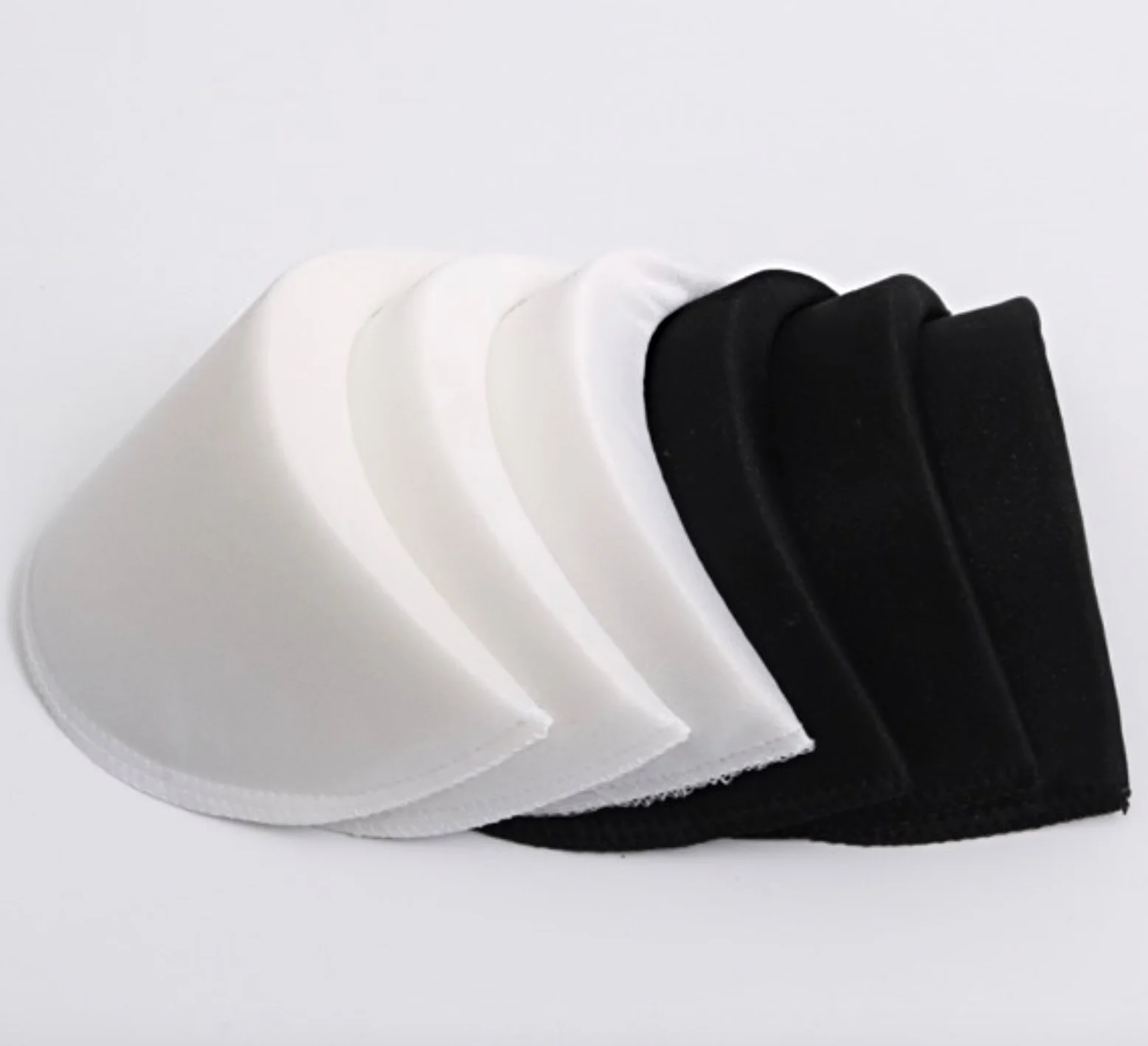 10Pairs/Lot 20x12cm Thickness:2.5cm  Black and White Clothes Shirt Sponge Shoulder Pads Dress