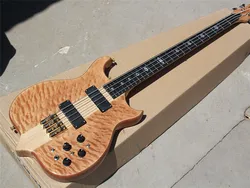 Electric Bass Guitar with 4 Strings,Rosewood Fretboard,Chrome Hardware,Active pickups,can be customized