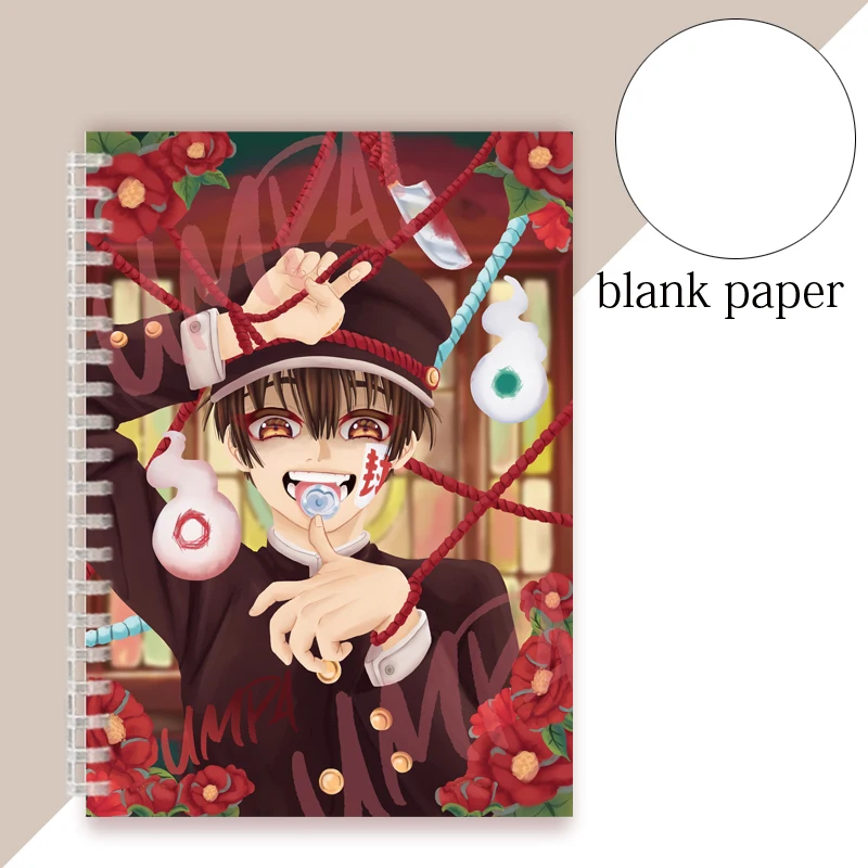 Toilet bound Hanako kun Spiral Notebook Jibaku Shounen Manga Yen Poster Note Book Merch Yugi Amane COSPLAY Stationery Girls Gift