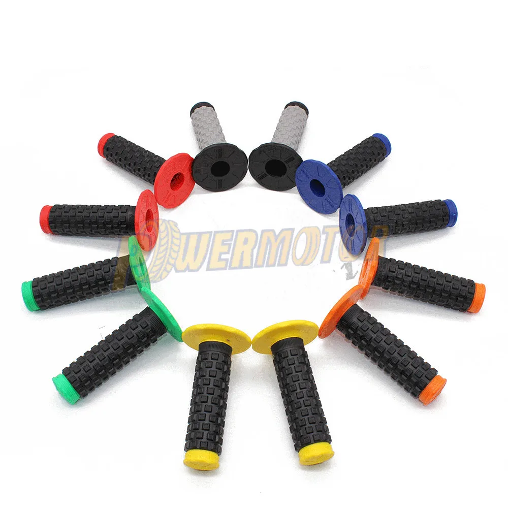 Motorcycle Grip Pro Taper Handle Grips Rubber 22mm Double Color Pillow Top Moto for Motocross Dirt Bike Moto Accessories Parts