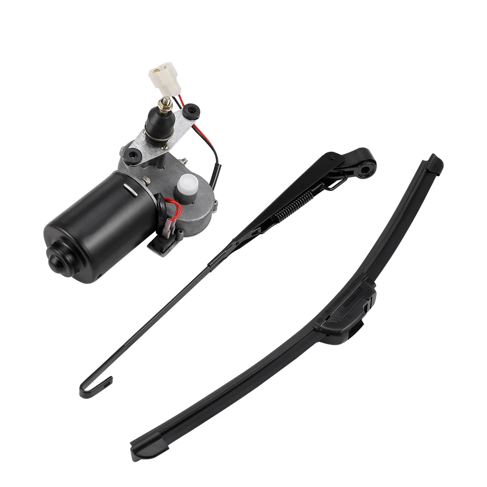 

UTV Windshield Wiper Motor Kit Compatible with Polaris Ranger RZR 900 for Can Am Universal 12 Volt Electric for Honda