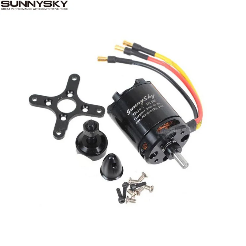 SunnySky X2826 550KV 740KV 880KV 1080KV Outrunner External Rotor Brushless Motor for RC Helicopter