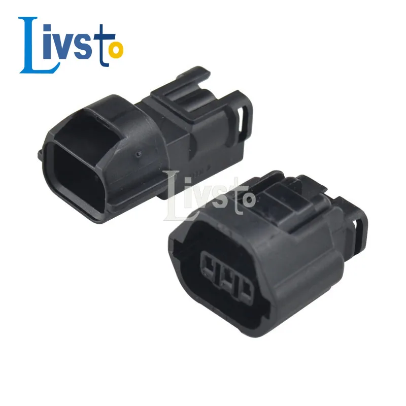 5 Sets 3 Pin Way 1.2mm Auto Speed Wire Connector EVO Mivec Camshaft Sensor Plug For Mitsubishi Nissan 7283-8730-30 MG641234-5