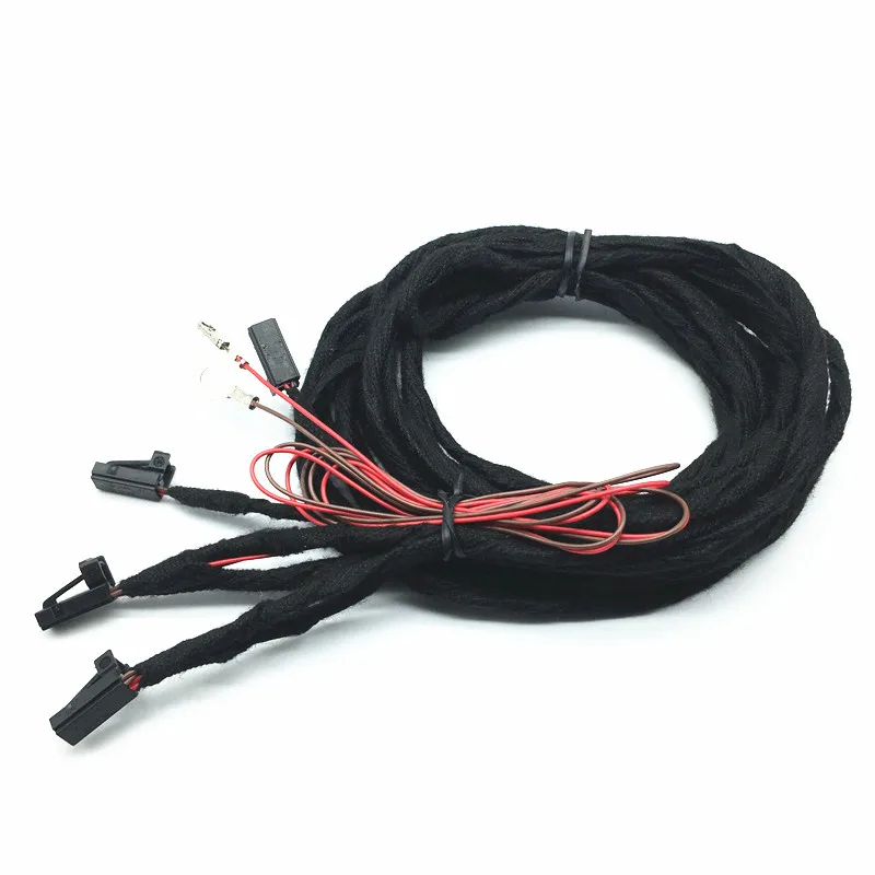 Car Interior LED Footwell light Lamp Cable Wiring Harness For Audi A1 A2 A3 A4 A5 A6 A7 A8 Q3 Q5 Q7 PASSAT B6 B7 GOLF 6 MK6 SEAT