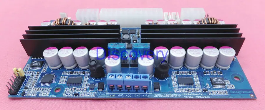 High-power 500W Vehicle-mounted Industrial Computer DC DC-ATX Power Supply for Robot VR Power Supply Driving Test Vehicle