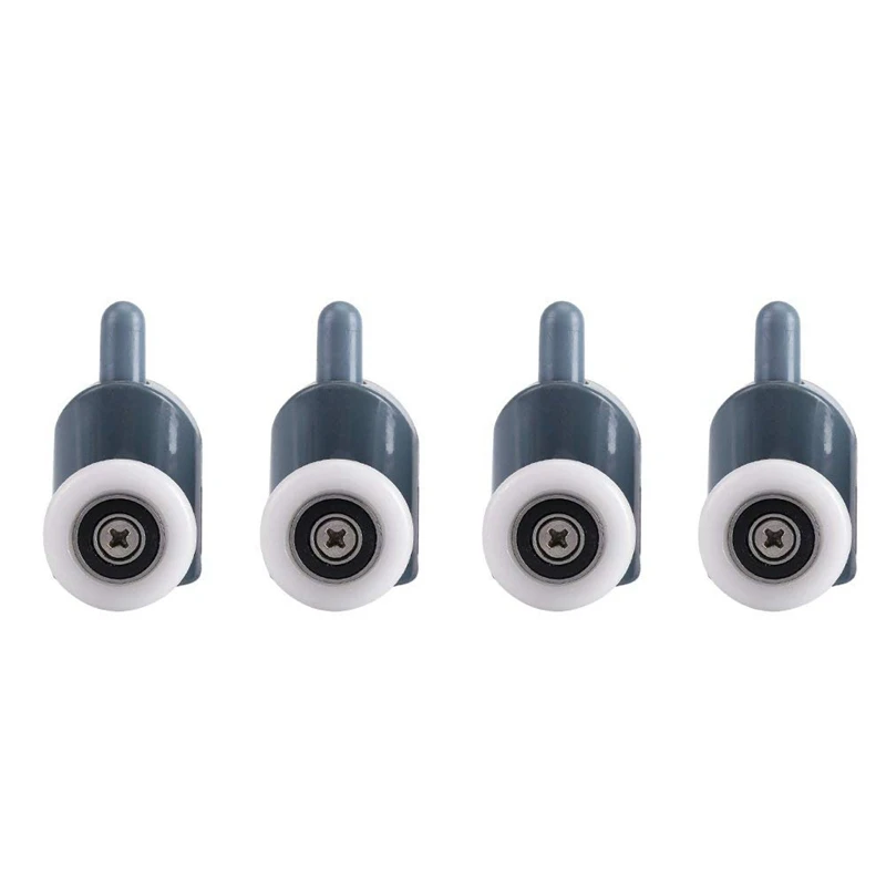 8Pc Shower Door Castors Rolls Shower Door Rollers Sliding Door Roller Guide Shower Spare Parts Glass Door Pulleys Wheels Runners