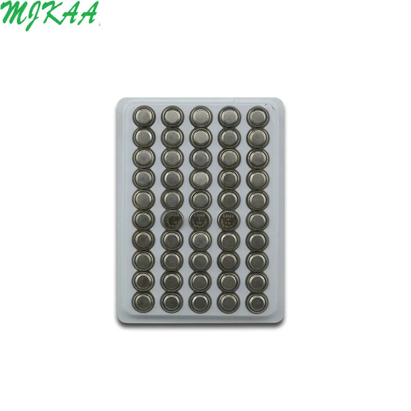 100PCS AG13 LR44 357A S76E G13 LR1154 Button Coin Cell Battery Batteries 1.55V Alkaline 22