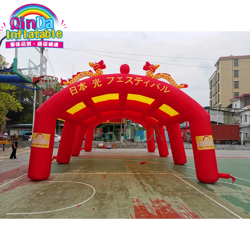 Giant Portable Long Wedding Booth Inflatable Tunnel Party Inflatable Channel Tent