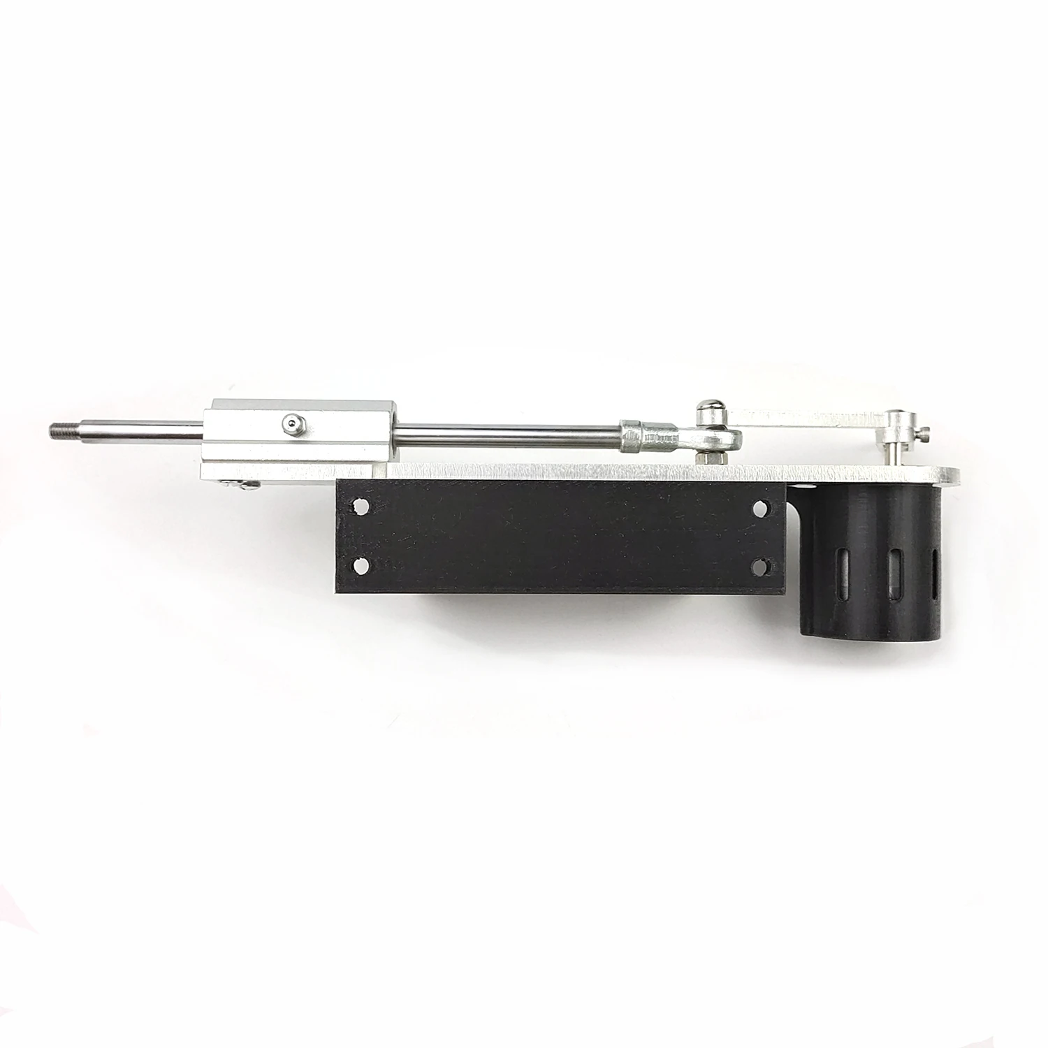 AC 110V/220V Aluminum Alloy Linear Actuator Reciprocating Telescopic Motor 120mm Stroke Aluminum Alloy 3XLR Connector DIY Toys