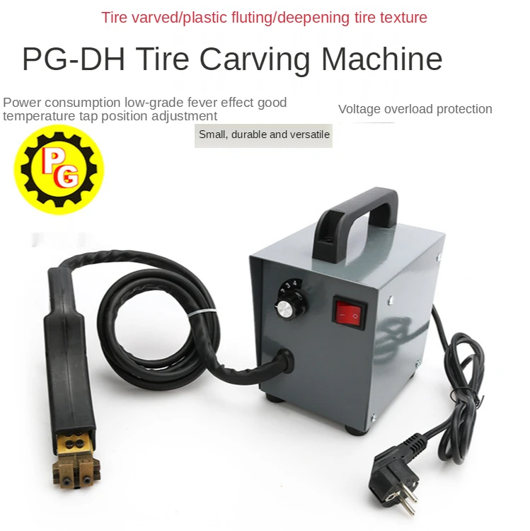 Rubber plate slotting machine rubber roller carving machine blade forklift tire carving carving knife tire carving machine