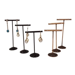 Metal T-Shaped Earring Display Stand, Jewelry Earring Display Jewelry Stand, 3 Pieces/set of Earrings