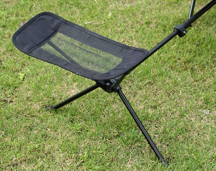 Taburete portátil plegable para exteriores, silla plegable para playa, Camping, pesca, barbacoa, silla de Camping, reposapiés reclinable