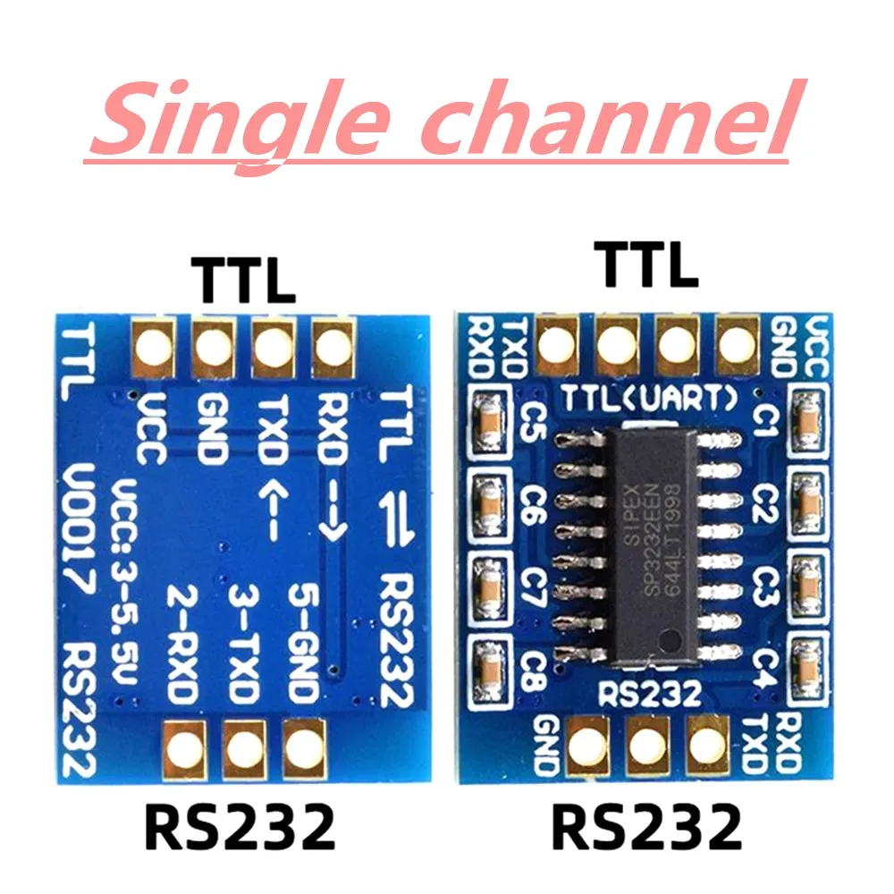 Rs232 sp3232 ttl zu rs232 Modul rs232 zu ttl Bürste Linie serielle Schnitts telle Modul sinkende Gold platte
