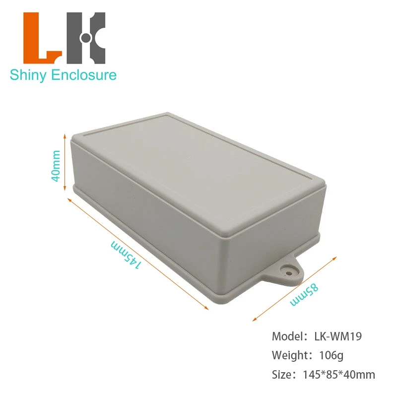 145x85x40mm Diy Instrument Products Case Housing Wall Mount Plastic Enclosure Junction Box Abs Plastic Electronics Project Box