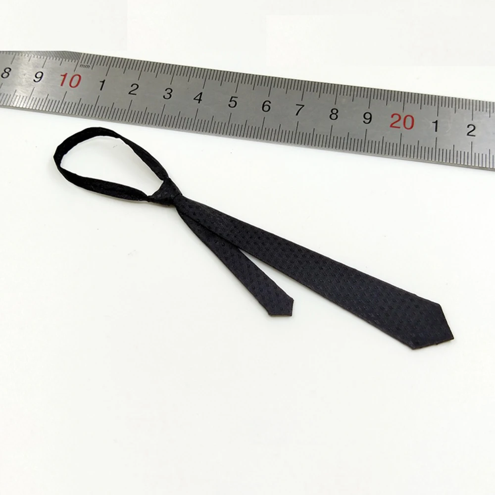 Галстук POPTOYS 1/6th X34, черный, мужской, мистер Рич Биг-Бен, модель для обычных кукол, солдатских аксессуаров