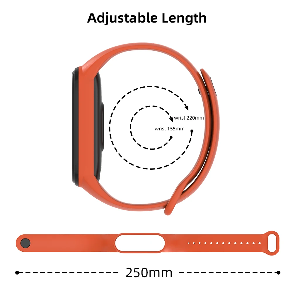 For Xiaomi Mi Band 6 5 4 3 Bracelet Mi Band 5 Strap Opaska Pulseira Miband 4 Correas NFC Xiomi Wristbands Waterproof