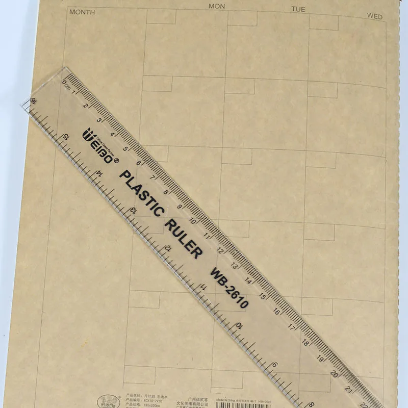 1pcs Simple Style30cmTransparent Acrylic Ruler Simple Ruler Square Ruler Cute Stationery Drawing Supplies School Supply