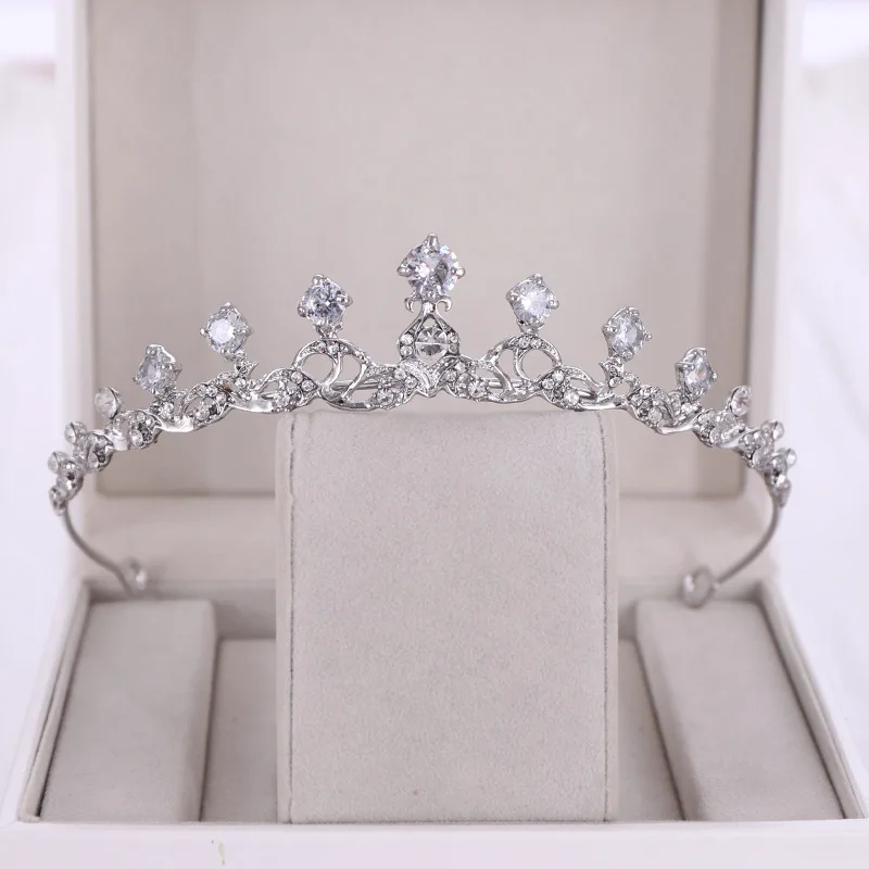 

2019 Hot Sale Zircon Bridal Crown Hairbands Fashion Romantic Bride Wedding Tiaras Headbands Princess Party Crowns Headpieces