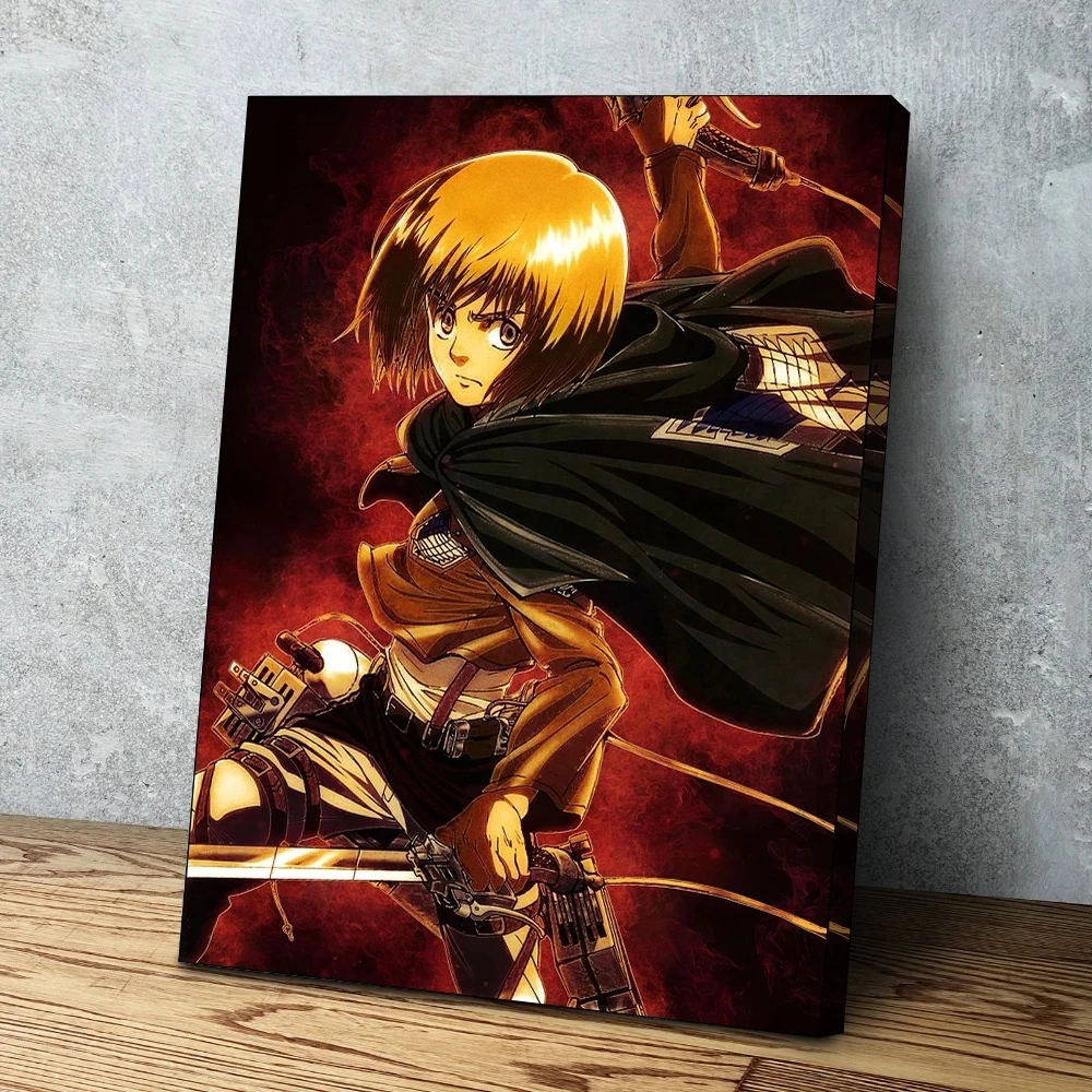 Wall Art Canvas Painting Wall Pictures Levi Classic Anime Nordic Modern Poster Print for Living Boys Room Decor Attack on Titan