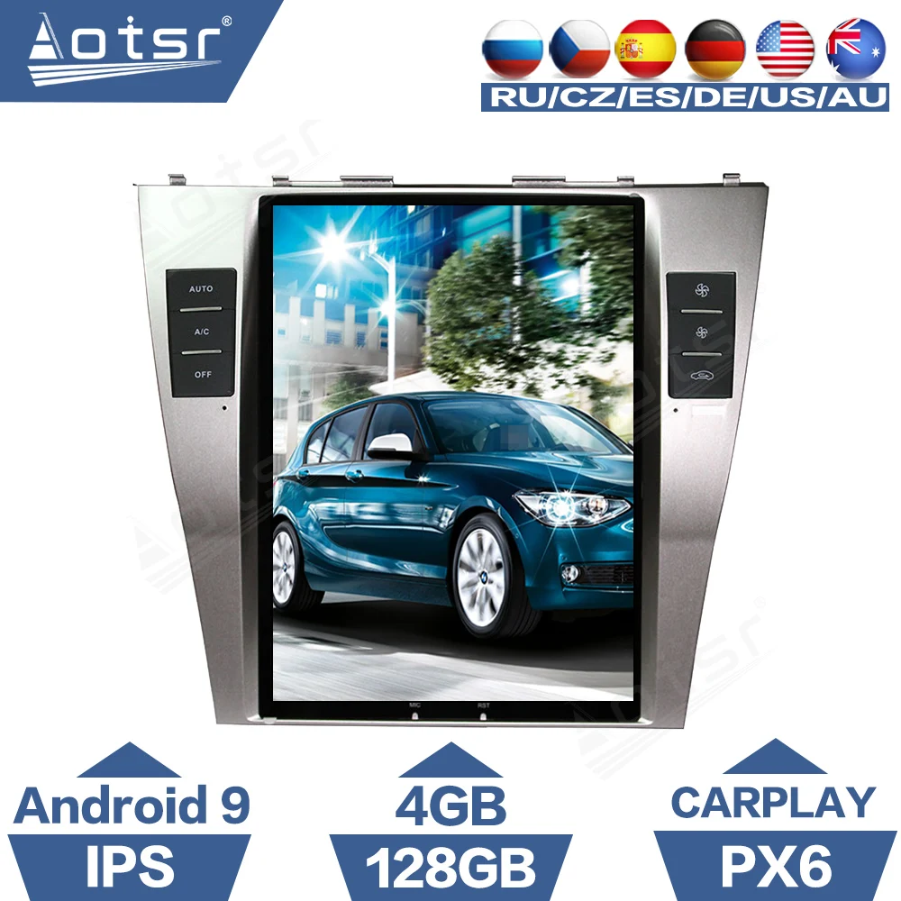 

4 + 128G DSP Стиль Android 13 Автомобильный радиоприемник для Toyota Camry 2006-2011 GPS-навигация DSP Мультимедийный плеер CarPlay IPS No 2 Din