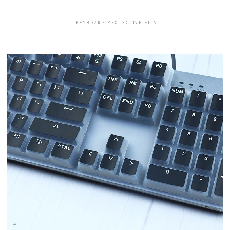 Housse de protection pour clavier Logitech, en Silicone, étanche à la poussière, couleur, K845, K835