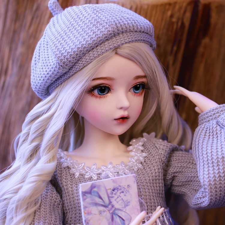 

bjd doll 60cm gifts for girl Silver hair Doll With Clothes Change Eyes Doris Dolls Best Valentine's Day Gift bebe reborn