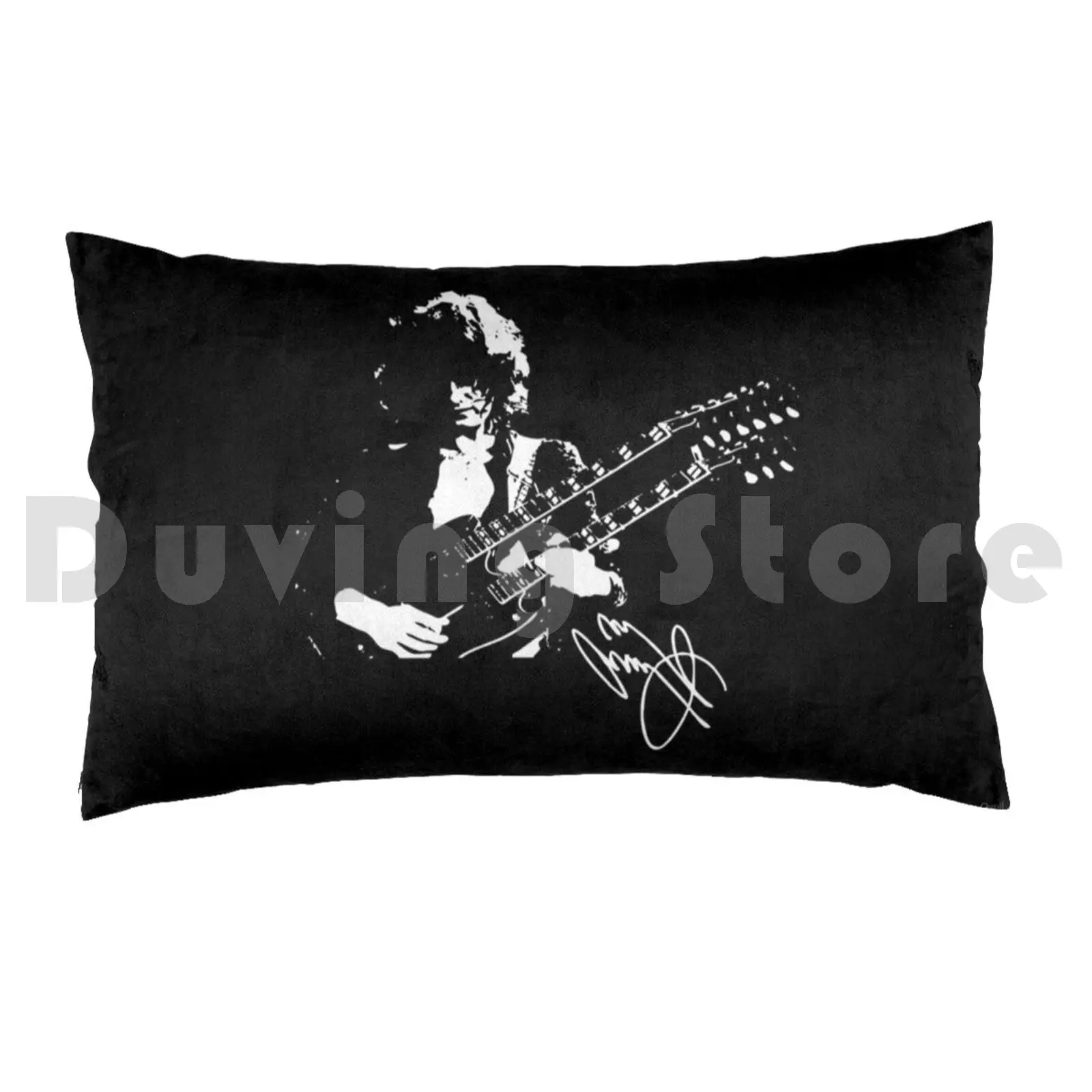 Jimmy Pillow Case 20*30 Inch Page Guitar Hero Led Band Cool Hard Classic Madison Square Show Live Heavy Metal