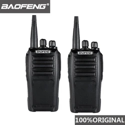 Baofeng-walkie-talkie UV-6D, Radio bidireccional de largo alcance, 400-480MHz, UHF, banda única, interfono transceptor de Radio Ham de mano, 2 piezas