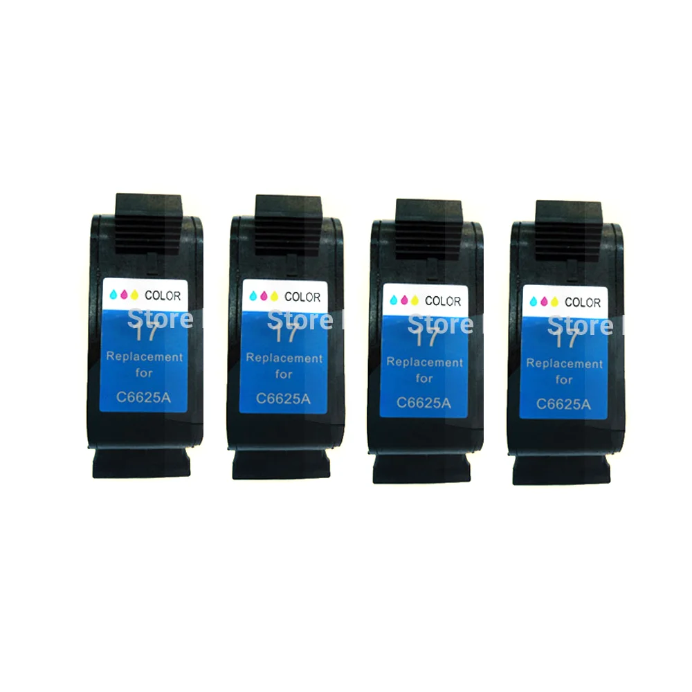 compatible ink cartridge for hp 17 for hp17 DeskJet 840 842 843 845c 840c 2110 7550 2110 3325 5550 printer