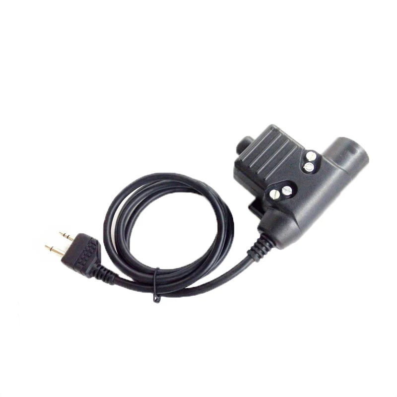 

U94 PTT Cable Plug For Midland Z Tactical Headset PPT For Bowman Elite II HD01