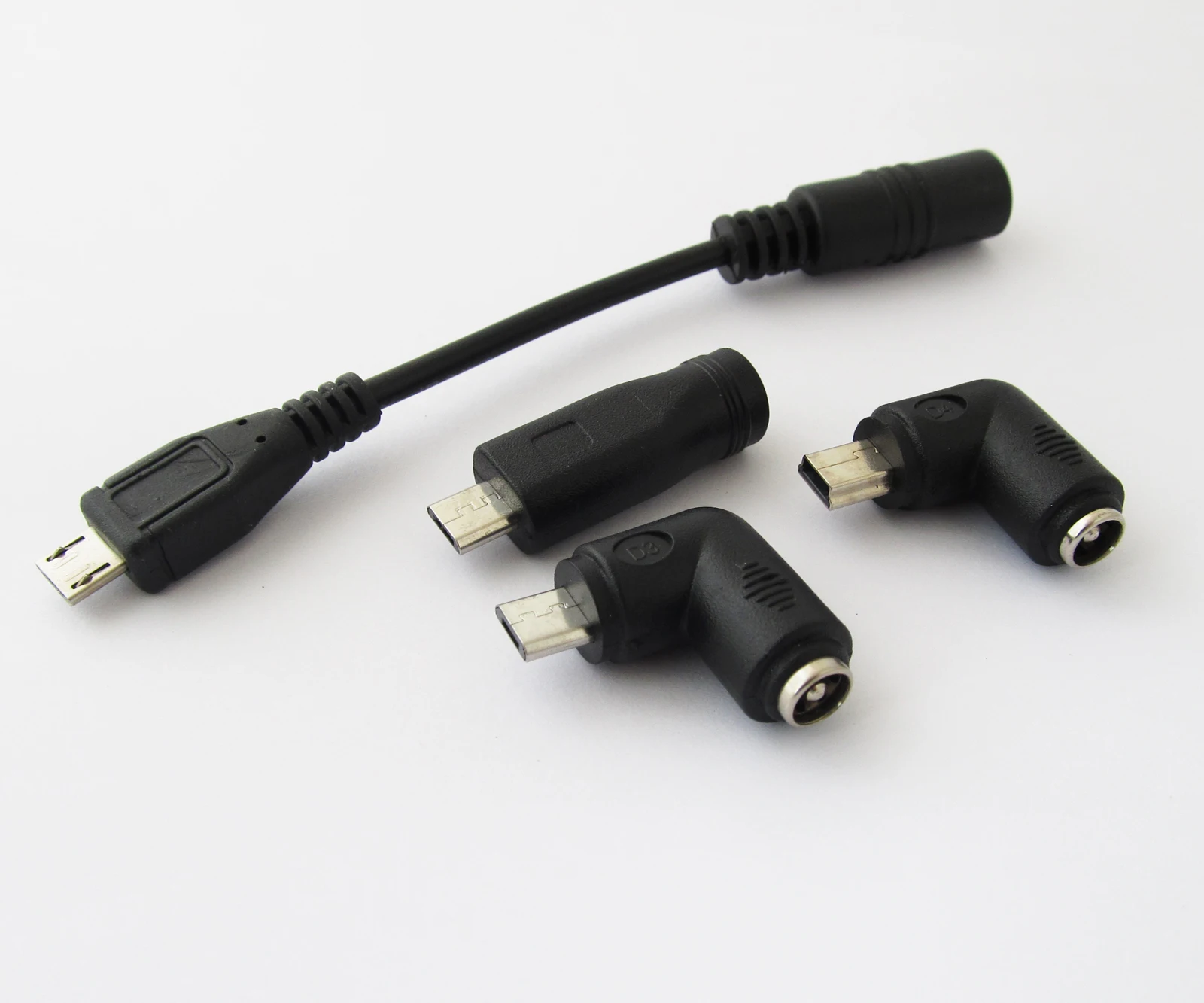 1pc 5,5x2,1mm Weiblichen zu Micro/Mini USB 5Pin Männlichen DC Lade Kabel & Adapter