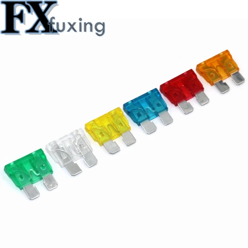 30Pcs Standard Auto Blade Fuse For Car 5A 10A 15A 20A 25A 30 AMP Each 5pcs Car Fuse Auto Fuse White Yellow Red Blue Orange Green