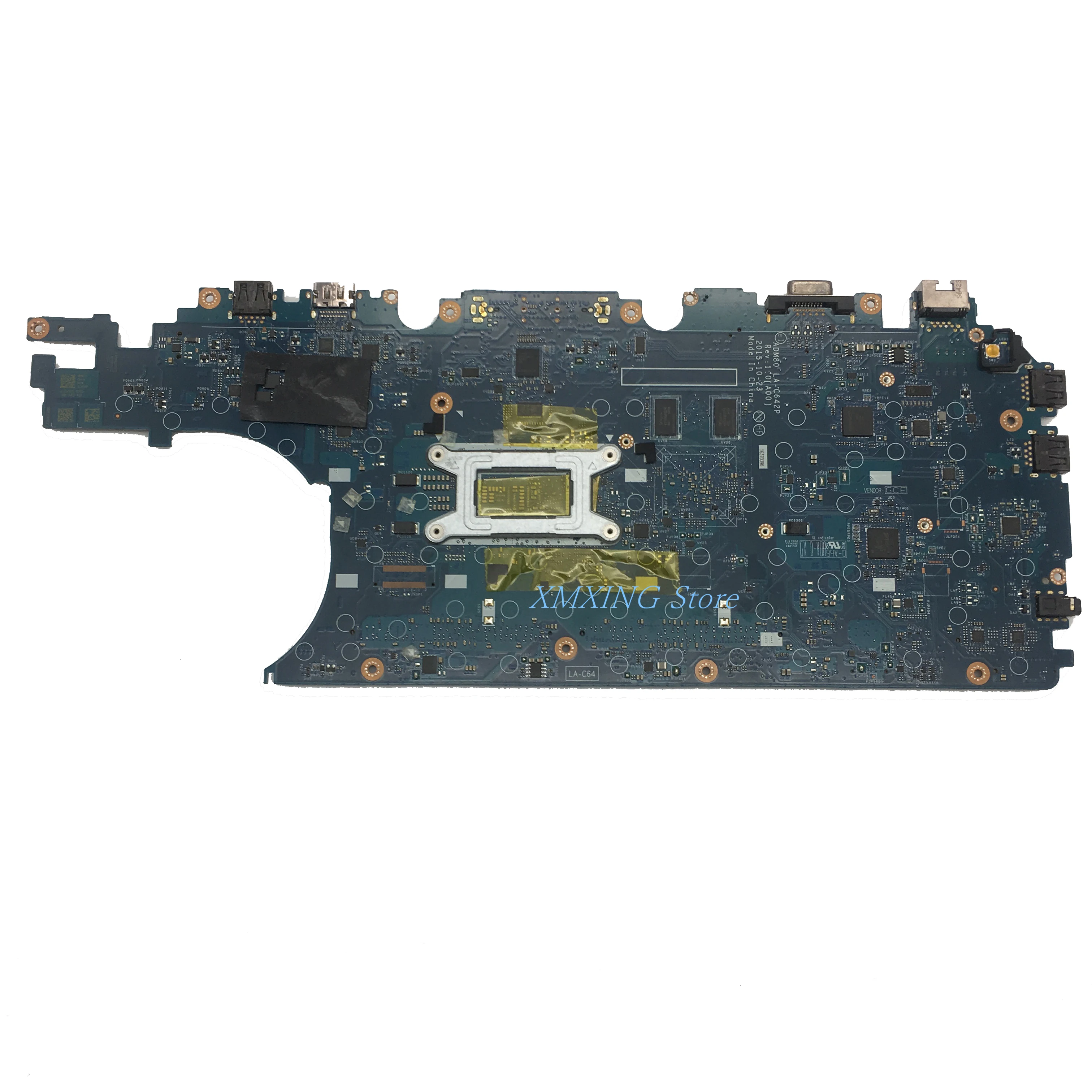 FULCOL For DELL Latitude E5570 5570 Laptop motherboard SR2F0 I5-6300U CPU LA-C642P CN-0GVKV9 0GVKV9 GVKV9 Tested 100% work