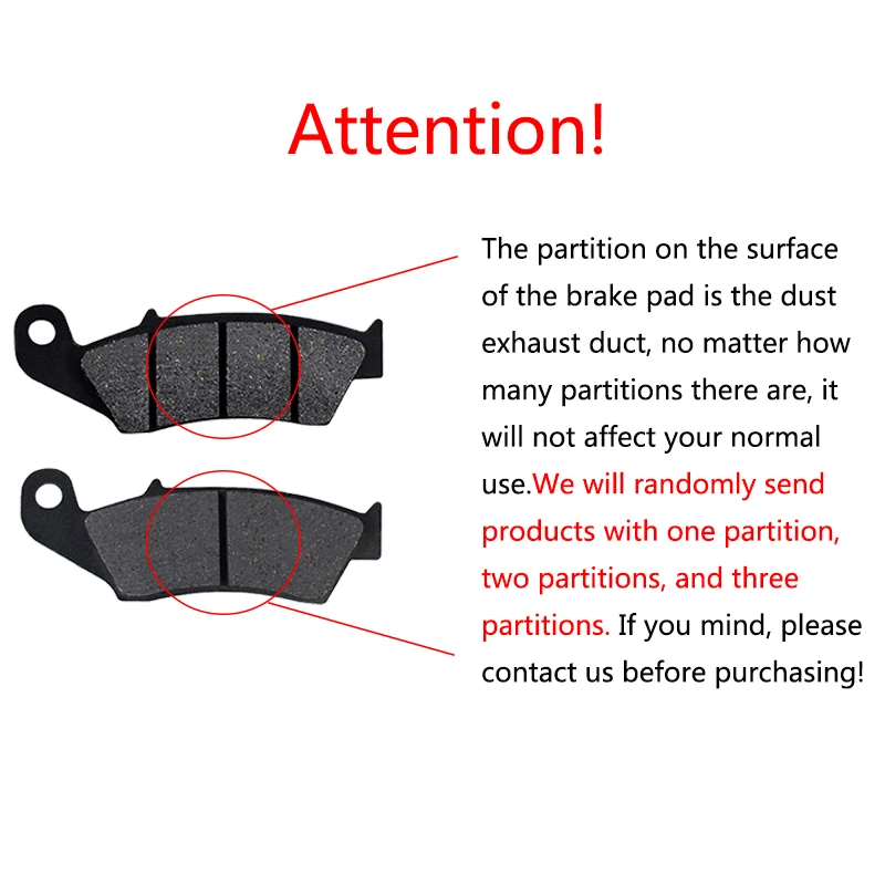 Motorcycle Front Rear Brake Pads for HONDA CBR 600RR CBR600RR CBR 600 RR 07-16 CBR 1000RR CBR1000RR CBR 1000 RR 2006-2016