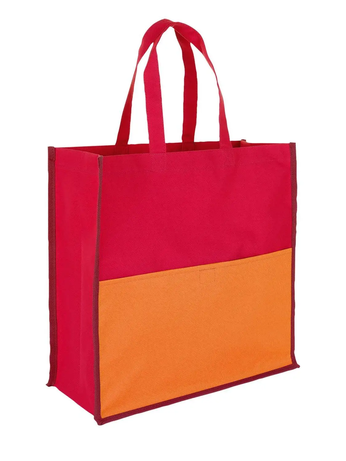 Bolsa De Compra Modelo Burton Color Rojo