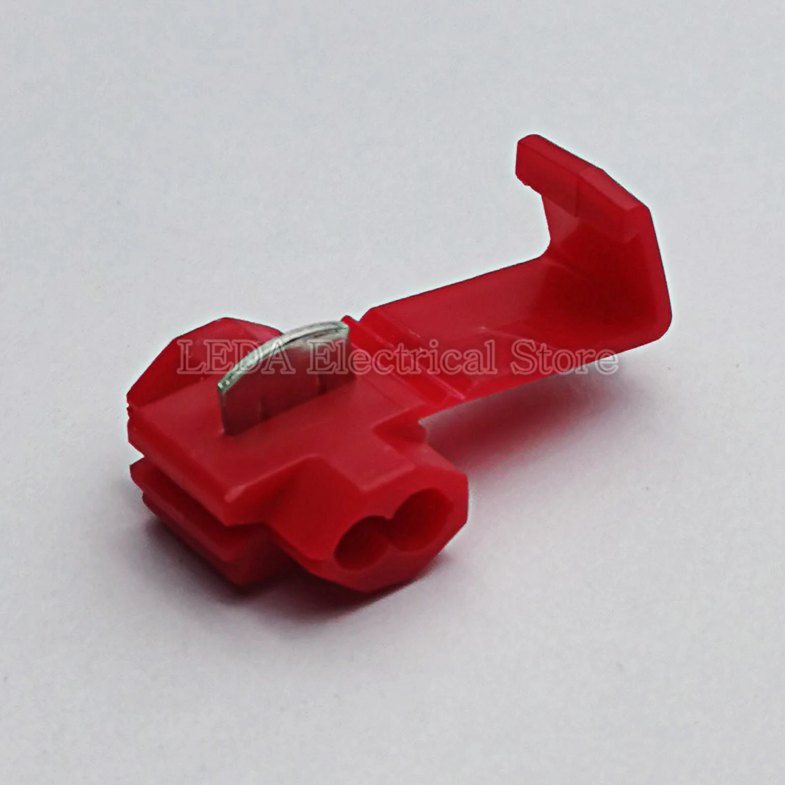 Blue Red Quick Connection Clip Wire Crimp Splitter Lip Break Clamp Strip-free Soft Distributo Line Connector Terminal Joint