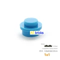 120 piezas azul claro