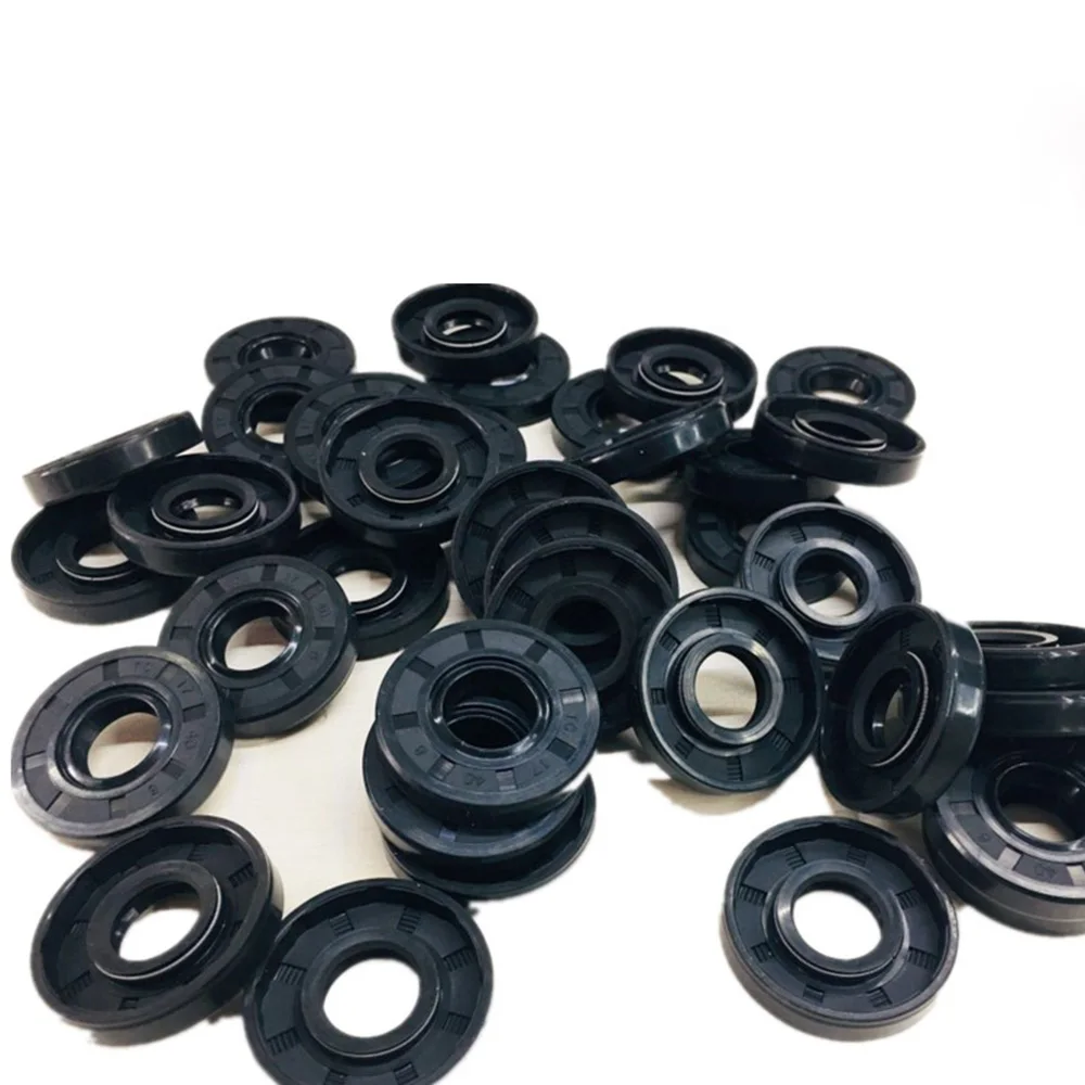 1Pcs NBR ID 290-400mm Black TC/FB/TG4 Skeleton Oil Seal Rings Double Lip Seal Gasket For Rotation Shaft