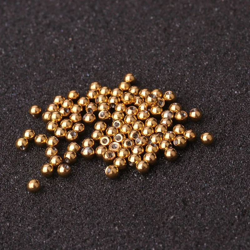 Bolas de acero para Piercing, Color plateado, 16G, 20G, 3mm, 4mm, 14/16G, anillo para ombligo, labio, ceja, lengua, joyería corporal, 10 unidades