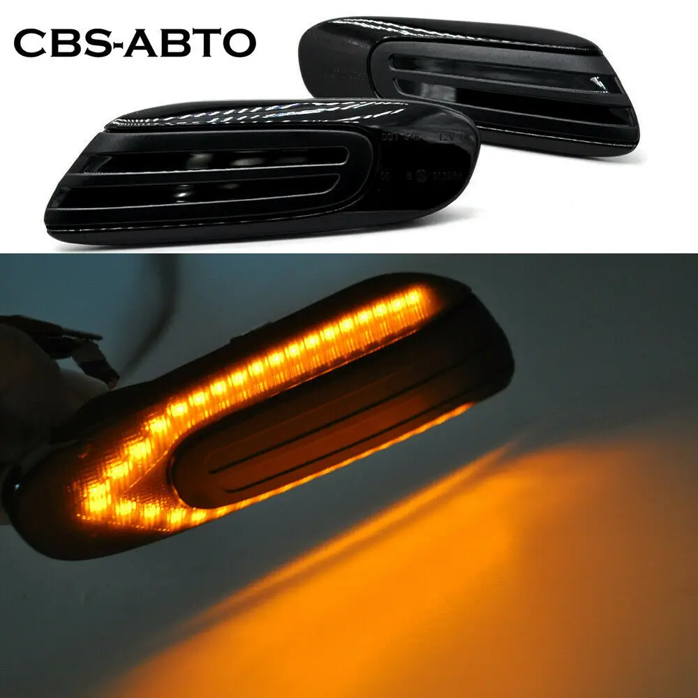 For BMW MINI COOPER 2014 F55 F56 F57 Turn Signal Light LED Side Marker Repeater Amber yellow  indicator Lamp Car Accessories