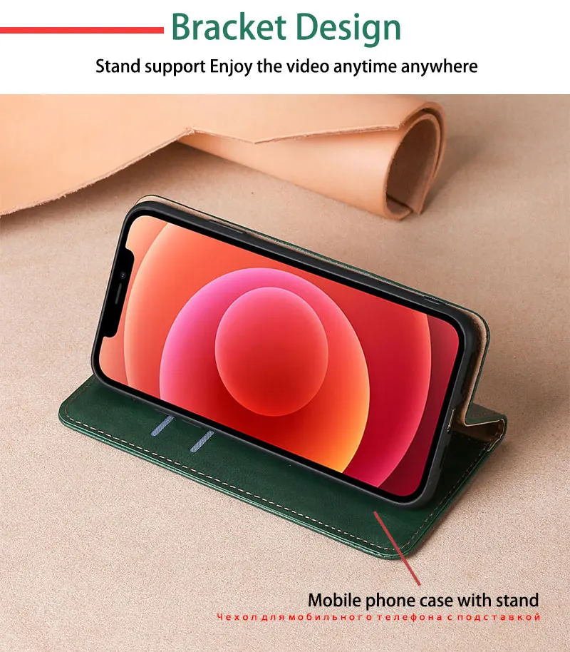 Flip Fall Für Redmi Hinweis 13 12 11 10 9 9T 9 8 8T 7 5 Pro 4X Luxus Leder Abdeckung Poco Shell M3 F4 F5 M5 X5 X4 F5 Magnetische Coque – Detail 3