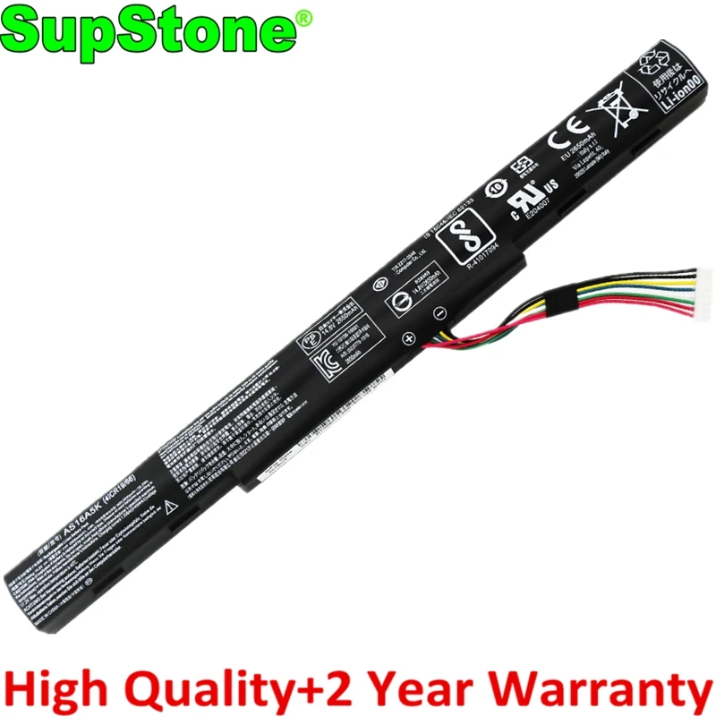 SupStone AS16A5K AS16A8K AS16A7K Laptop Battery For Acer Aspire E5-523-97P E5-553G E5-576G E5-475G 575G F5-771G K50-20 P249 P259