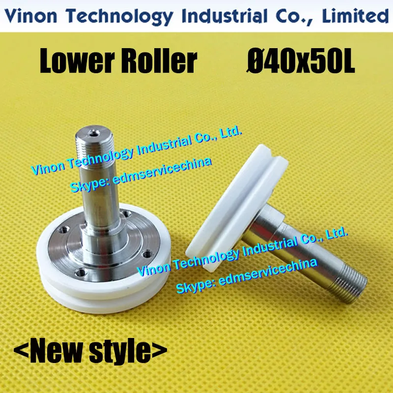 

Accutex Lower Ceramic Roller OD40x50Lmm (New style), edm Wire Guidance Wheel for Lower Head ACCUTEX MYAWTL016E spare parts