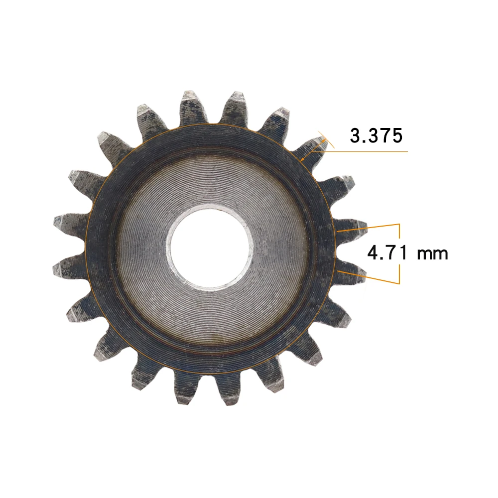 Pinion Gears 1.5M-12T/13T/14T/15T/16T/17T/18T/19T/20T/21T/22T SC45# Carbon Steel Cylindrical Gear High Frequency Quenching Teeth