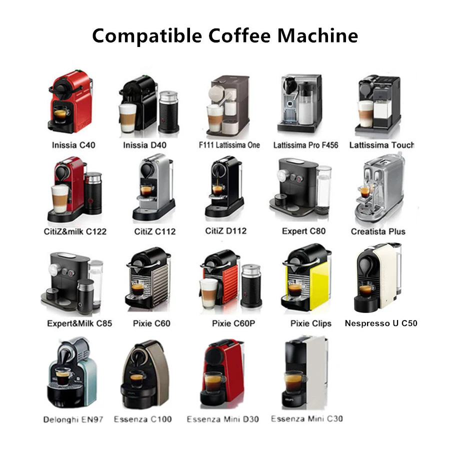 RECAFIMIL Refillable Coffee Capsule For Nespresso Stainless Steel Reusable Crema Version Coffee Pod For Nescafe Machine view 2