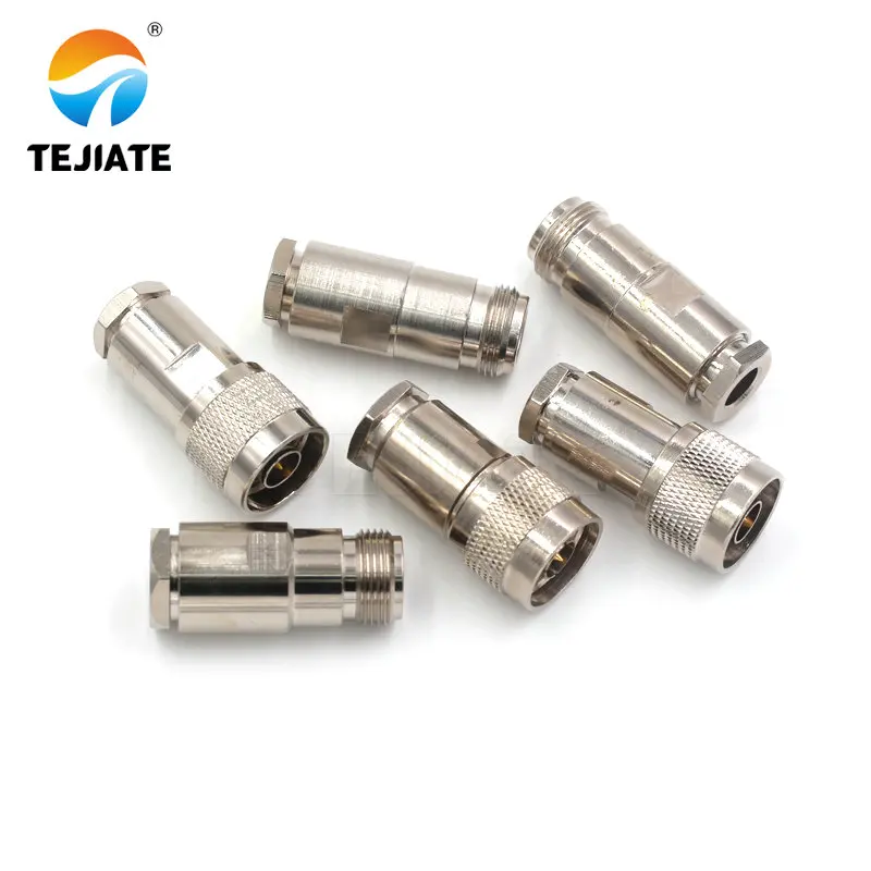Cabezal de conexión RF, tornillo exterior, Agujero interior, N-J-3-5-7, N-K-3-5-7, Pin interior, adaptador ensamblado, 1 ud.