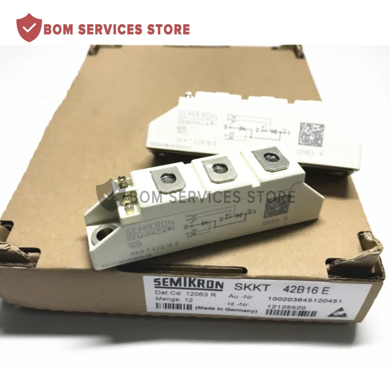 

SKKT42B16E SKKT42B14E SKKT42B12E SKKT42B08E SKKT42/12E SKKT42/14E SKKT42/16E 100% Новый оригинальный Тиристор IGBT-модуль