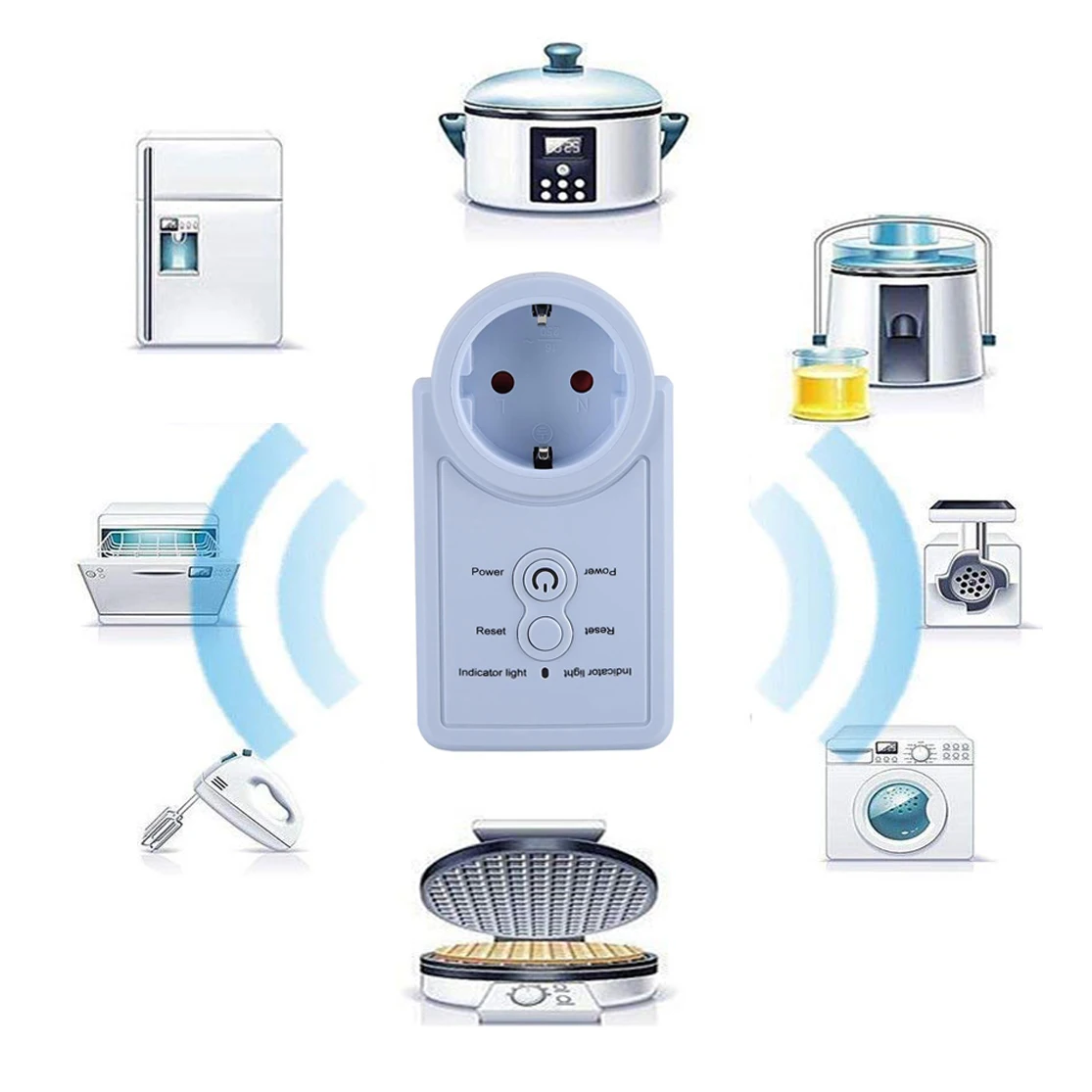 Presa per presa di corrente intelligente GSM inglese russo presa per interruttore a parete con sensore di temperatura supporto per controllo SMS SIM