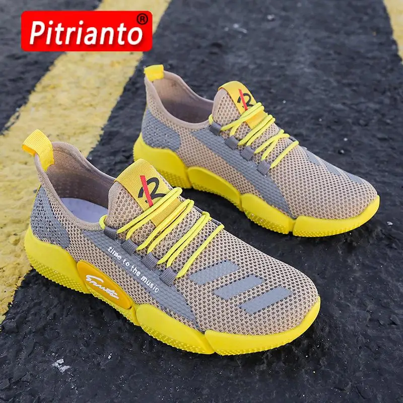 Men's Lightweight Running Shoes Summer Ultra-Light Breathable Sneakers Walking Shoes Boys Sneakers Size 39-44 Zapatos De Mujer